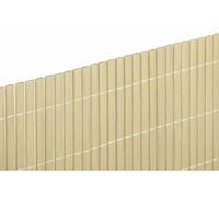 Canisse PVC double face 20mm - coloris Bambou - 1x3m