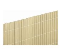 Canisse PVC double face 20mm - coloris Bambou - 1x3m
