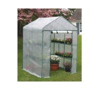 Nortene Serre de jardin ou de terrasse "Greenseason 4" - 1,45 x 1,43 x 1,95 m
