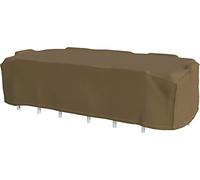 Nortene Housse de protection Covertop polyester 325×205×90 cm table rectang. +8 chaises 90g/m²