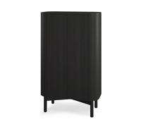 Northern Armoire Loud tall 143 cm Black painted oak