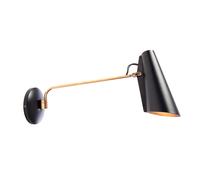 Northern Birdy Wall Swing Wandleuchte, noir / laiton