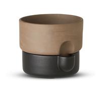 Northern Pot avec auto-arrosage Oasis moyen Ø20.5 cm Marron foncé-noir