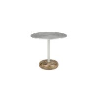 Northern Ton Table d'Appoint Grand Marbre Brun/Aluminium