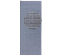 NORTHRUGS Tapis d'intérieur et d'extérieur Match 80 x 200 cm - Résistant aux intempéries, Moderne, Motif uni, pour Balcon, terrasse, Jardin, Jardin d'hiver, Salon, imperméable en Bleu