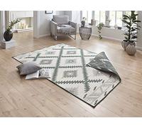 NORTHRUGS Tapis pour l'intérieur et l'extérieur Malibu - 120 x 170 cm - réversible - Résistant aux intempéries - Motif géométrique Moderne - pour Balcon, terrasse, Jardin, Jardin d'hiver, Salon -
