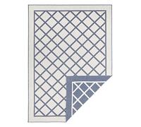 NORTHRUGS Tapis pour l'intérieur et l'extérieur Sydney - 80 x 350 cm - Réversible - Résistant aux intempéries - Moderne - Motif géométrique - pour Balcon, terrasse, Jardin, Jardin d'hiver, Salon -