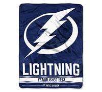 Northwest Break Away Throw NHL Tampa Bay Lightning Couverture Micro Raschel 116,8 x 152,4 cm Mixte Adulte, 46" x 60"