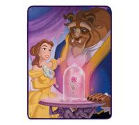 Northwest Disney Couverture Micro Raschel La Belle et la Bête 116,8 x 152,4 cm