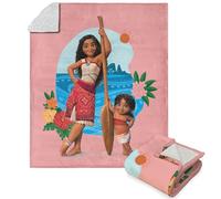 Northwest Disney Moana 2, Moana et Simea, Plaid en Sherpa Toucher Soie, 127 x 152,4 cm