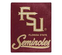 Northwest NCAA Florida State Seminoles Couverture Raschel Unisexe pour Adulte, 127 x 152,4 cm, Signature