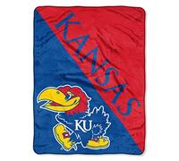 Northwest NCAA Kansas Jayhawks NCAA Demi-Teintes 116,8 cm par 152,4 cm Micro Couvre-lit Motif Couverture, Carmin, 116,8 x 152,4 cm