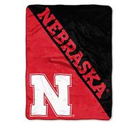 Northwest NCAA Nebraska Cornhuskers NCAA Demi-Teintes 116,8 cm par 152,4 cm Micro Couvre-lit Motif Couverture, Scarlet, 116,8 x 152,4 cm