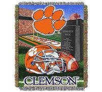 Northwest NCAA Notre Dame Fighting Irish Home Field Advantage tissé Tapisserie Couvre-lit, Mixte, COL051010033RET, Clemson Tigers