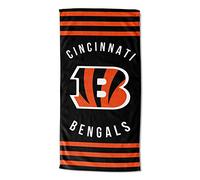 Northwest NFL Cincinnati Bengals Serviette de Plage Rayures 76,2 x 152,4 cm