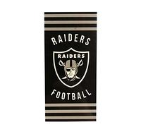 Northwest NFL Las Vegas Raiders Serviette de Plage Unisexe pour Adulte, 76,2 x 152,4 cm, Rayures