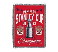 Northwest NHL Florida Panthers Stanley Cup Champions 2024 Tapisserie tissée 116,8 x 152,4 cm, enregistré