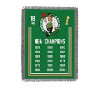 Northwest Tapisserie tissée NBA Boston Celtics NBA Champions 2024, 121,9 x 152,4 cm, Historique