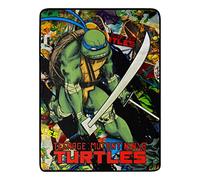 Northwest Teenage Mutant Ninja Turtles Micro Raschel Plaid 116,8 x 152,4 cm, Leader Leo