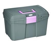 Norton 700004 Boîte de Rangement, Mixte, Boîte, 700004, Gris/Rose, 40 x 27.5 x 24.5 cm