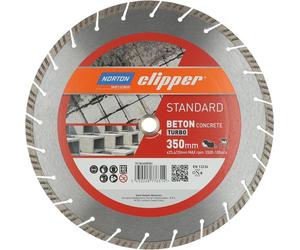 Norton Clipper Disco Diamantato STANDARD BETON TURBO 350x25,4/20 mm 70184608582
