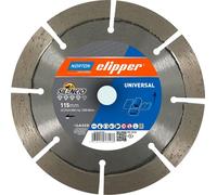 Norton Clipper disque à tronçonner diamanté (Ø 115 mm alésage 22,23 mm / pour meuleuse d'angle largeur de segment 2,2 mm) - 70184607952