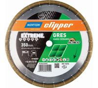 Norton Clipper disque à tronçonner diamanté (Ø 350 mm alésage 25,4 mm / pour scies sur table/découpeuses de carreaux) - 70184632570
