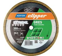 Norton Clipper disque à tronçonner diamanté (Ø 350 mm alésage 25,4 mm / pour scies sur table/découpeuses de carreaux) - 70184632569