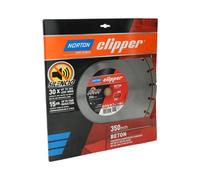 Norton Clipper disque à tronçonner diamanté Extreme Beton Silencio 350 x 25,4 mm hauteur 15 mm