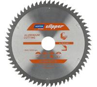 Norton Clipper lame de scie circulaire aluminium 250x30mm 80Z, laiton, cuivre