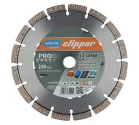 Norton Disque diamant jante segmentée 4x4 Explorer Ø230 mm alésage 22,23 mm 2,5 mm 12 mm