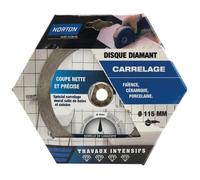 NORTON Disque diamant intensif carrelage 115