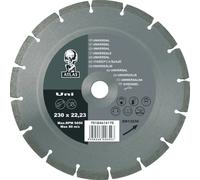 Disque diamant Norton multi-matériaux Ø 125 x 22,23 mm - Nombre de segment 10