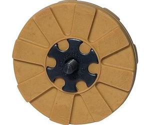 NORTON Gomme en caoutchouc, rond, Ø brun clair