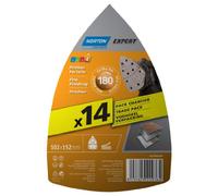Norton Lot de 14 Patins expert 102 x 152 Grain 180