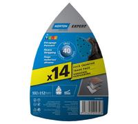 Norton Lot de 14 Patins expert 102 x 152 Grain 40