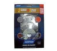 Norton Lot de 2 + 1 Diamant score Eco béton 125