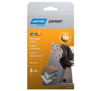 Norton Lot de 5 Patins multi ponceuse perfores auto-agrippants expert 102 x 152 mm Grain 180