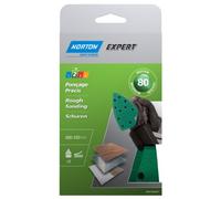 Norton Lot de 5 Patins multi ponceuse Perfores auto-agrippants expert 102 x 152 mm Grain 80