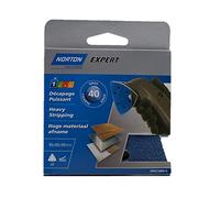 Norton Lot de 5 Triangles perfores 6 Trous auto-agrippants expert Diamètre 95 mm Grain 40