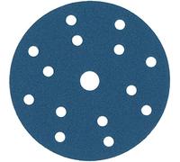 Norton Lot de 50 disques abrasifs 150 mm - Grain 80 - 14 + 1 trous - Zirconium - Compatible avec ponceuses excentriques courantes
