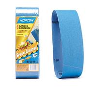 Norton Lot de 6 Bandes 75 x 533 mm Grain 120