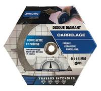 Disque diamant carrelage Norton Ø 115 mm