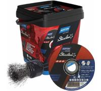 Norton Starline A60R 125X1.0X22.23 Disque à découper /100 pièces +Brosse à récurer