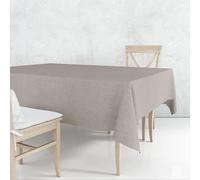 Nortufting Nappe Tissu Coton Enduit - Imperméable, Résistante & Anti Taches - Nappe Déco Élégante, Facile à Nettoyer pour Table Intérieur & Extérieur (Sépia Marron, Rectangle 140 x 400 cm)