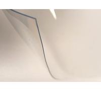 Nortufting Nappe Transparente épaisse 0,50 mm d'épaisseur au mètre - Largeur 140 cm - Roulé sur Tube (sans Plis)