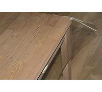 Nortufting Nappe Transparente - Largeur 180 cm - épaisseur 0,30 mm - Nappe Carrée 180 x 180 cm - Nappe Ronde 178 cm - Livré sur Tube en Carton (sans Plis) (Ovale 180 x 240 cm)