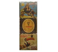 Nostalgic 6 Pack Of Coaster With Famous Guinness Images And Icons