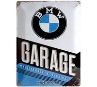 Nostalgic-Art 23211 Plaque en Métal avec Inscription BMW Garage 30 x 40 cm G