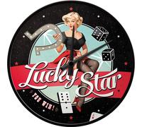 Nostalgic-Art 51070 Open Bar Lucky Star, Horloge Murale, 31 cm